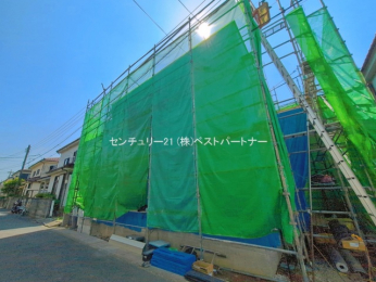 �O�ʓ��H�܂ތ��n�ʐ^�@-