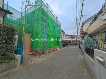 �O�ʓ��H�܂ތ��n�ʐ^�@-